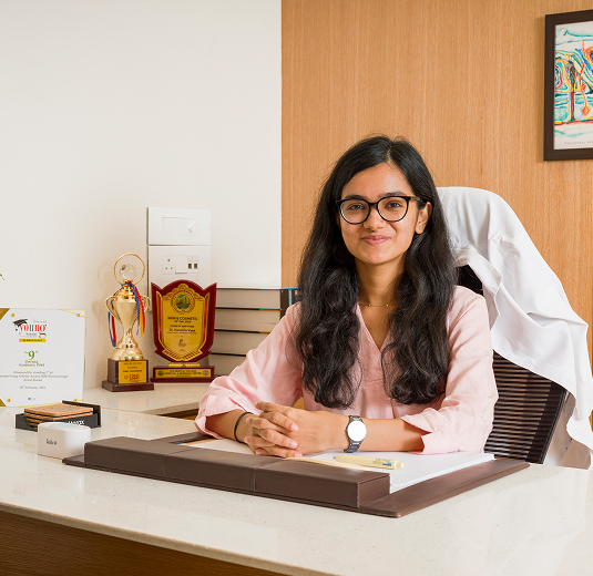 A calm, modern dermatology consultation
